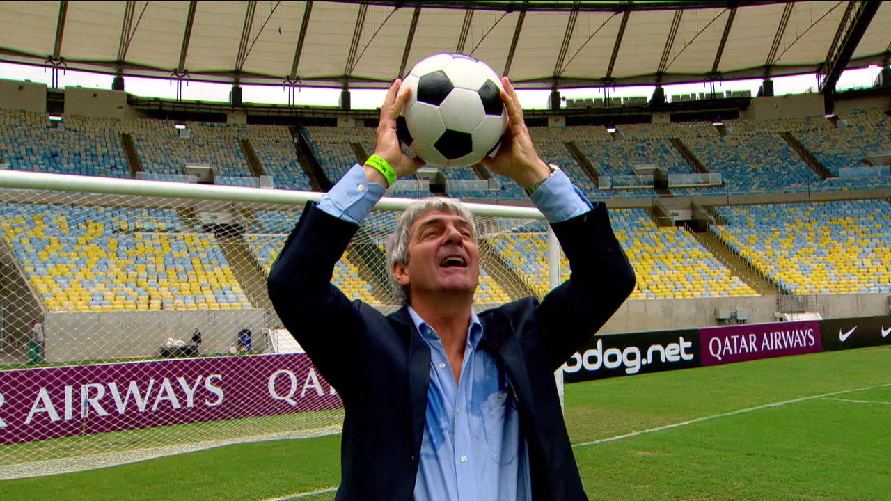 No ano passado, o ídolo italiano visitou o Maracanã