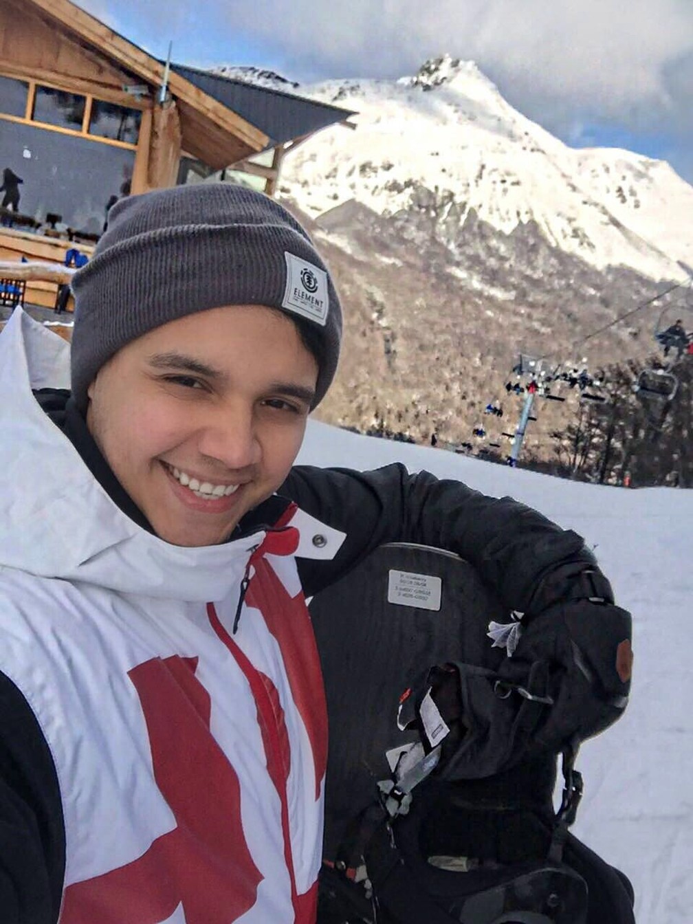 Robson estava de férias com irmão na Argentina (Foto: Arquivo Pessoal)