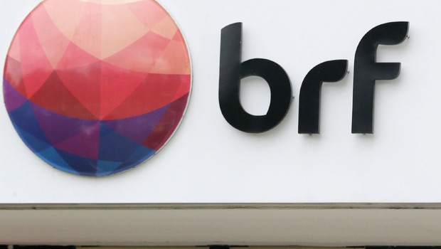 Logo da BRF, em São Paulo (Foto: Paulo Whitaker/Reuters)