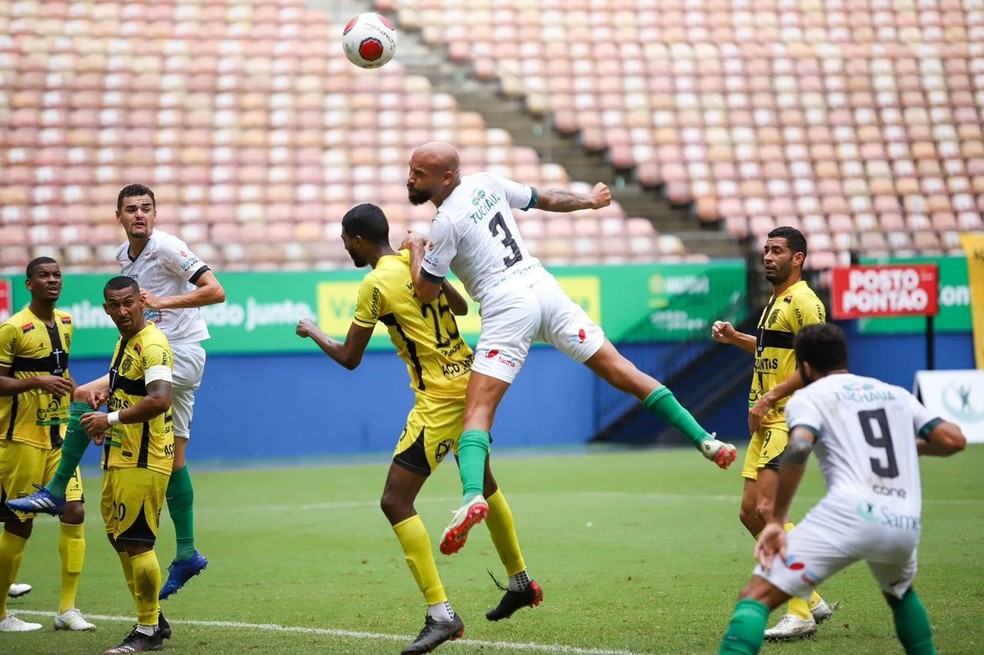Manaus e Cliper duelaram pela sexta rodada, na Arena da Amazônia — Foto: Ismael Monteiro/Manaus FC
