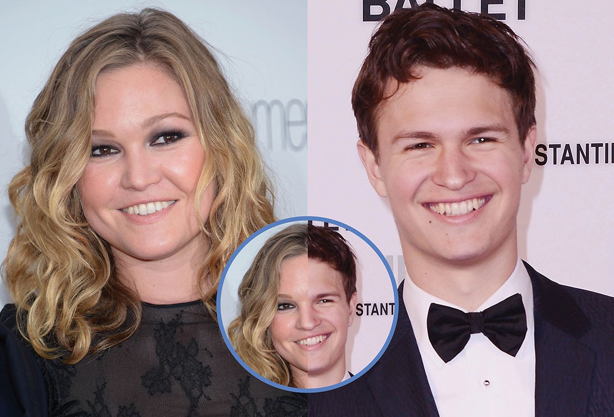 Julia Stiles e Ansel Elgort (Foto: Getty Images). 