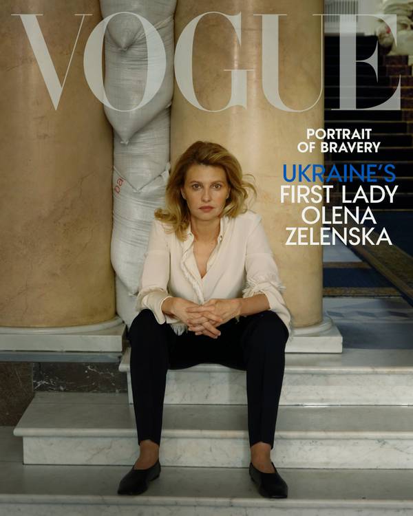 Casal Zelensky posa para sessão de fotos da Vogue, provocando