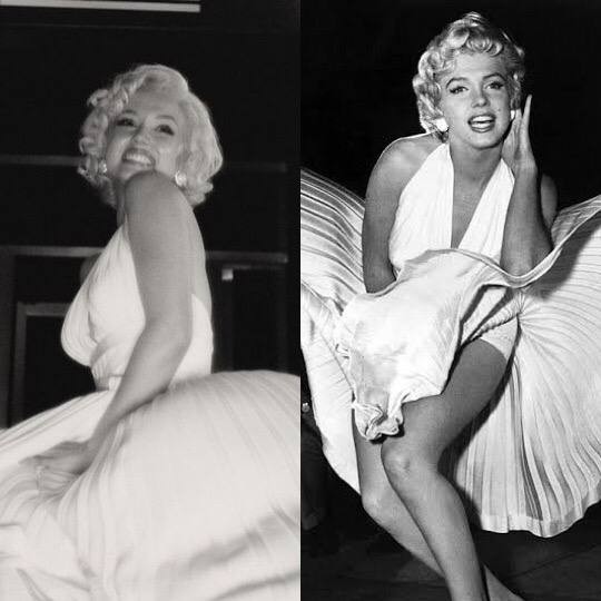Ana de Armas surpreende em fotos caracterizada como Marilyn Monroe para filme (Foto: Reprodução / Instagram)