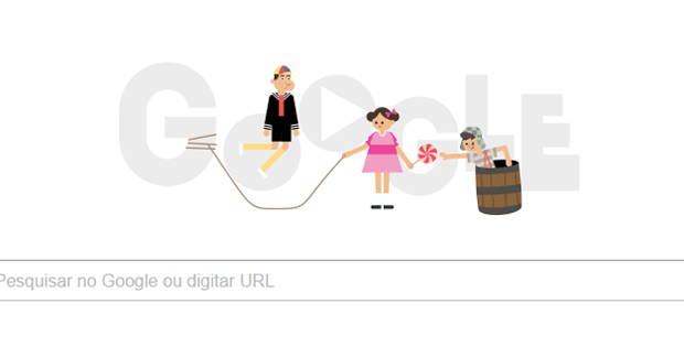 Doodle do Google faz homenagem ao personagem Chaves (Foto: Reprodução)