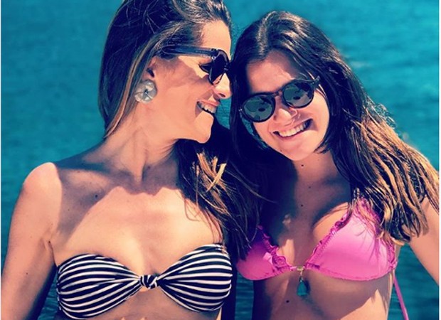 Ingrid Guimarães e a sobrinha Sofia (Foto: Reprodução/Instagram)