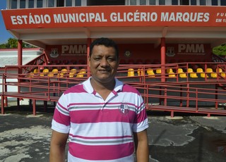 Coordenador de Esporte e Lazer, Edilson Cardoso (Foto: Cassio Albuquerque/GE-AP)