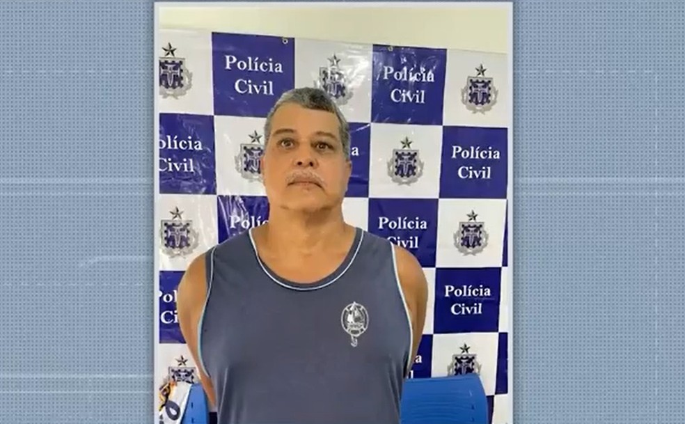 Homem é preso suspeito de cometer maus-tratos e cárcere privado contra idosa no sul da Bahia — Foto: Reprodução/TV Santa Cruz