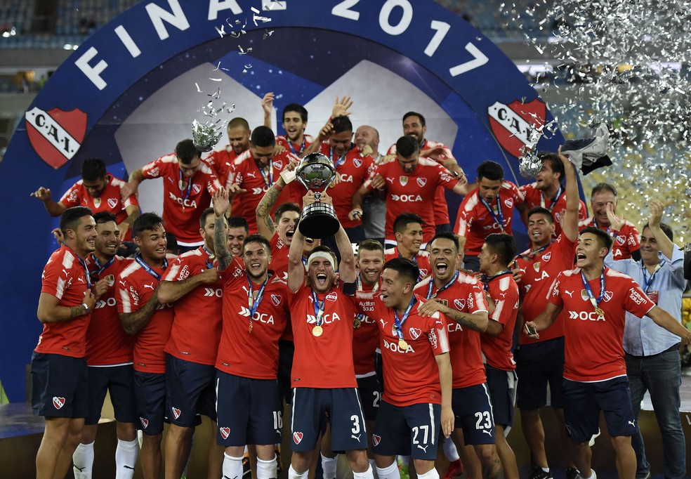 Independiente conquistou sua 17ª copa internacional (Foto: André Durão / GloboEsporte.com)