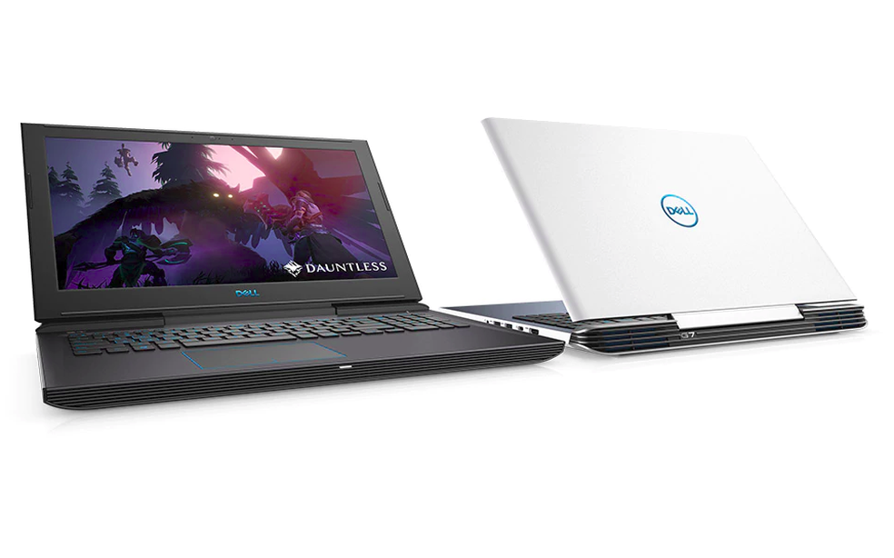 Dell G7 tem opÃ§Ã£o na cor branca e agrada pelo design mais sÃ³brio, que foge Ã  regra dos notebooks gamers recheados de LEDs multicoloridos â Foto: DivulgaÃ§Ã£o/Dell