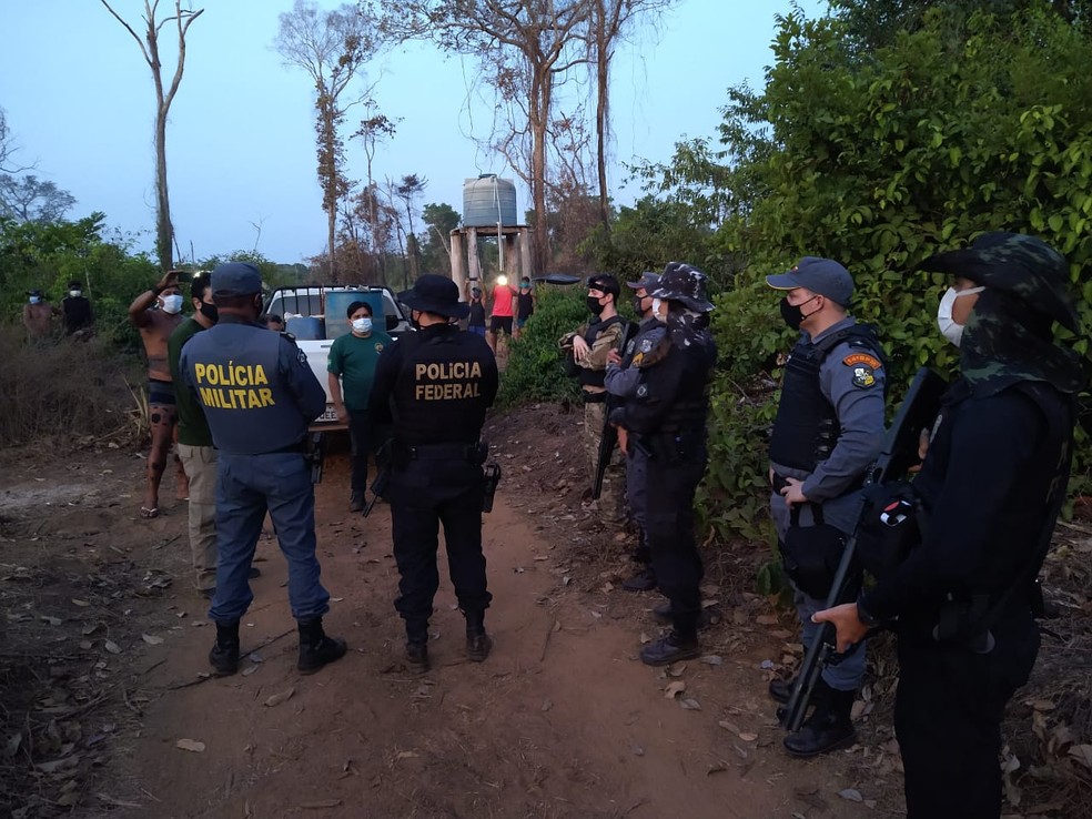 Negociação para resgate de reféns foi feita por 2 dias — Foto: Polícia Militar