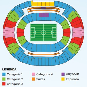 Cada área do estádio terá ingressos a preços diferentes (Foto: Divulgação / Fifa)