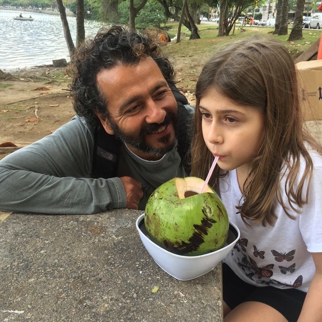 Marcos Palmeira e a filha, Julia (Foto: Reprodução/Instagram)