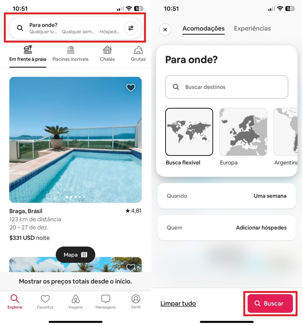 É possível usar o Airbnb para encontrar acomodações mais baratas em qualquer parte do mundo — Foto: Reprodução/Clara Fabro