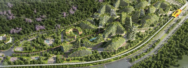 China constrói cidade 100% sustentável do zero (Foto: Divulgação)