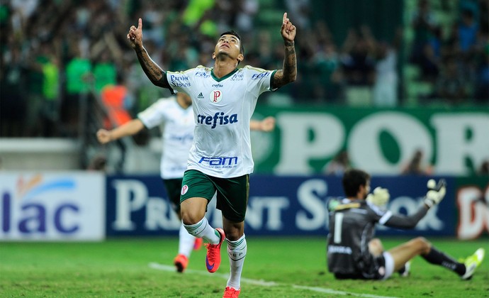 Palmeiras x Mogi Mirim - Dudu comemora gol (Foto: Marcos Ribolli)