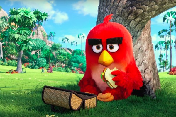 O esquentadinho Red em 'Angry Birds, O Filme' (Foto: Divulgação)