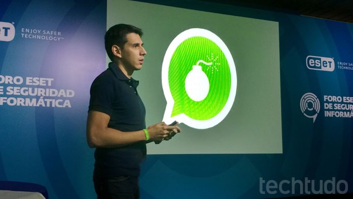 Bombas no WhatsApp! Golpes usam mensageiro para prejudicar usuários (Foto: Melissa Cruz / TechTudo)