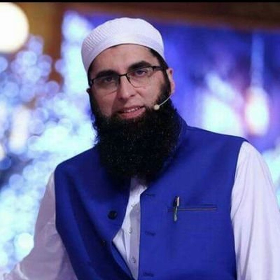 O músico paquistanês Junaid Jamshed (Foto: Reprodução/Twitter/@JunaidJamshedPK)