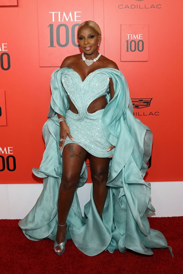 NEW YORK, NEW YORK - JUNE 08: Mary J. Blige attends the 2022 Time 100 Gala at Frederick P. Rose Hall, Jazz at Lincoln Center on June 08, 2022 in New York City. (Photo by Taylor Hill/WireImage) (Foto: WireImage)