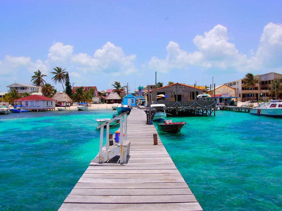 A ilha de Ambergris Caye, em Belize (Foto: Adan Reeder/Creative Commons)