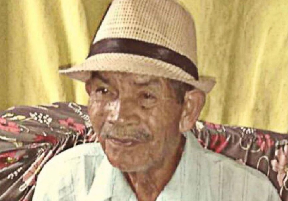 Amaro Manoel dos Santos foi ao Ceará para romaria de Nossa Senhora das Dores. — Foto: Arquivo pessoal/Reprodução