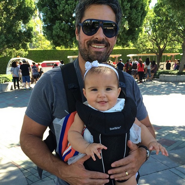 Marcus Rocha e a filha, Bruna (Foto: Reprodução/Instagram)