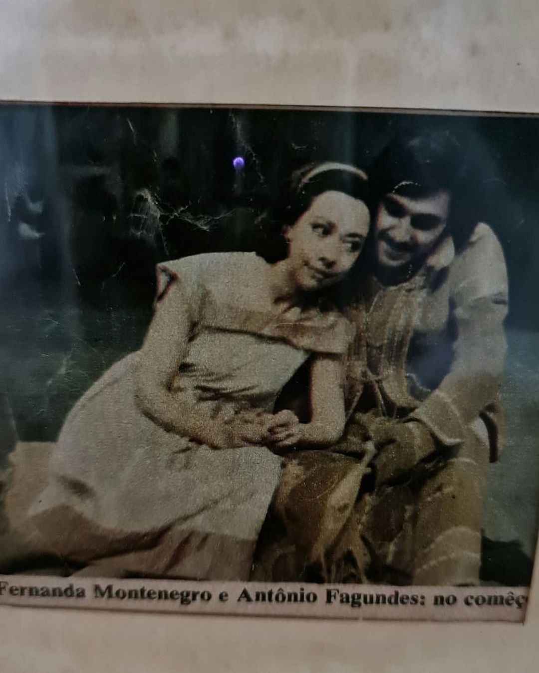 Antônio Fagundes e Fernanda Montenegro (Foto: reprodução/instagram)