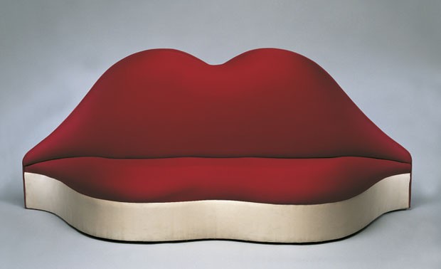 “Mae West Lips Sofa”, 1936, Salvador Dalí (Foto: Divulgação)