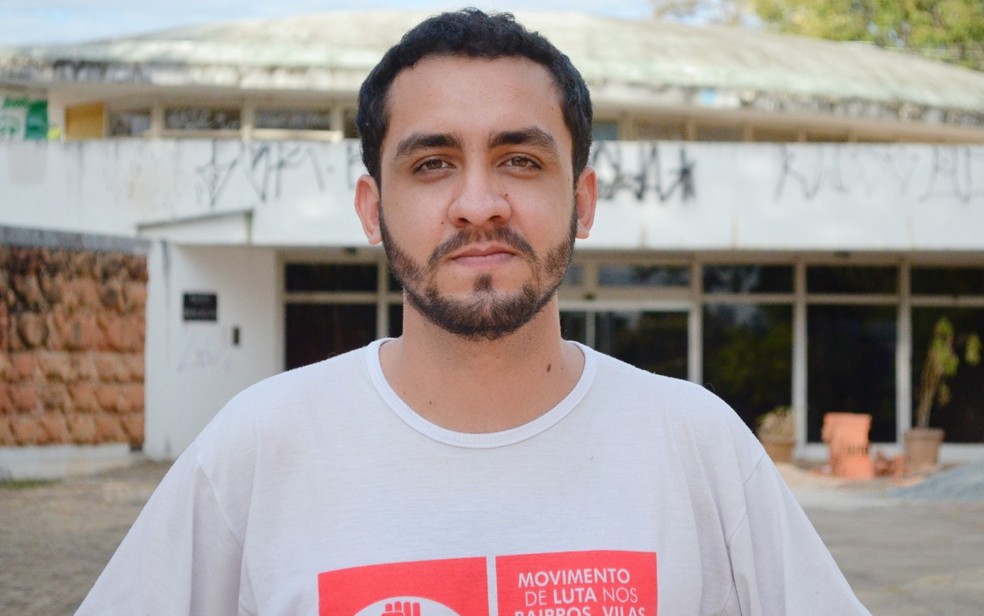 Estudante de economia Fábio Junior foi escolhido como candidato da Unidade Popular, em Goiás  — Foto: Fábio Junior/Arquivo Pessoal