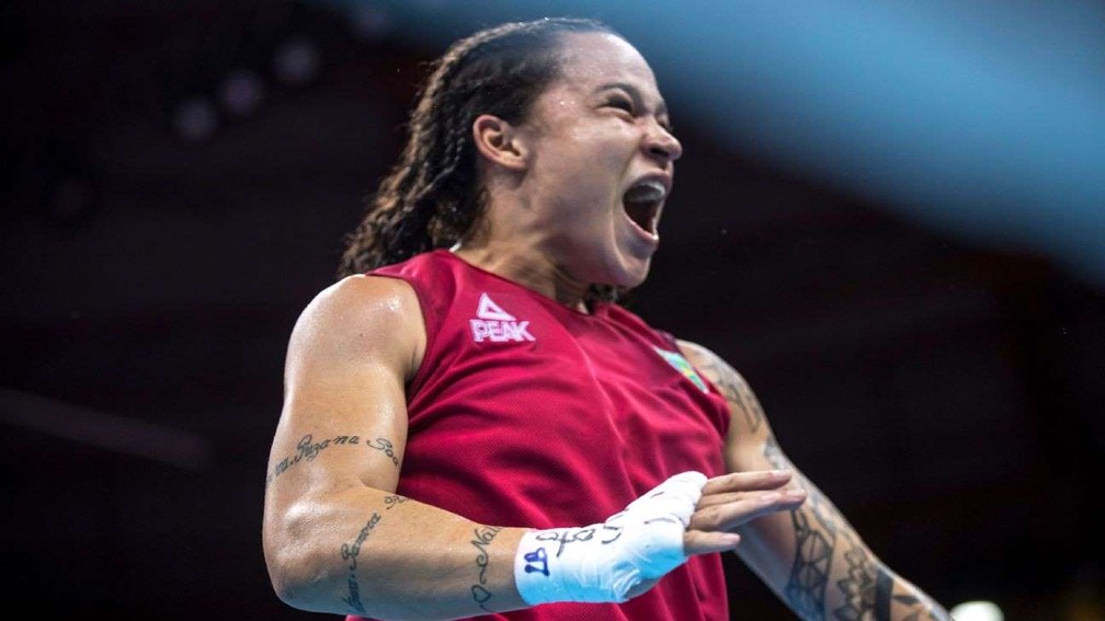 Campeã pan-americana, Bia Ferreira estreia no Mundial de Boxe — Foto: Jonne Roriz/COB