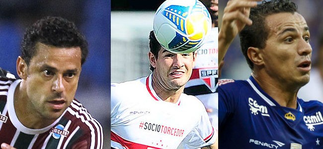 Criticados em 2014, Fred, Damião e Pato viram artilheiros de estaduais