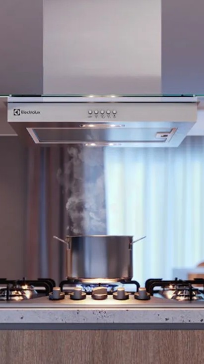 Coifa de ilha potente e estilosa? Você vai ficar chocado com estas