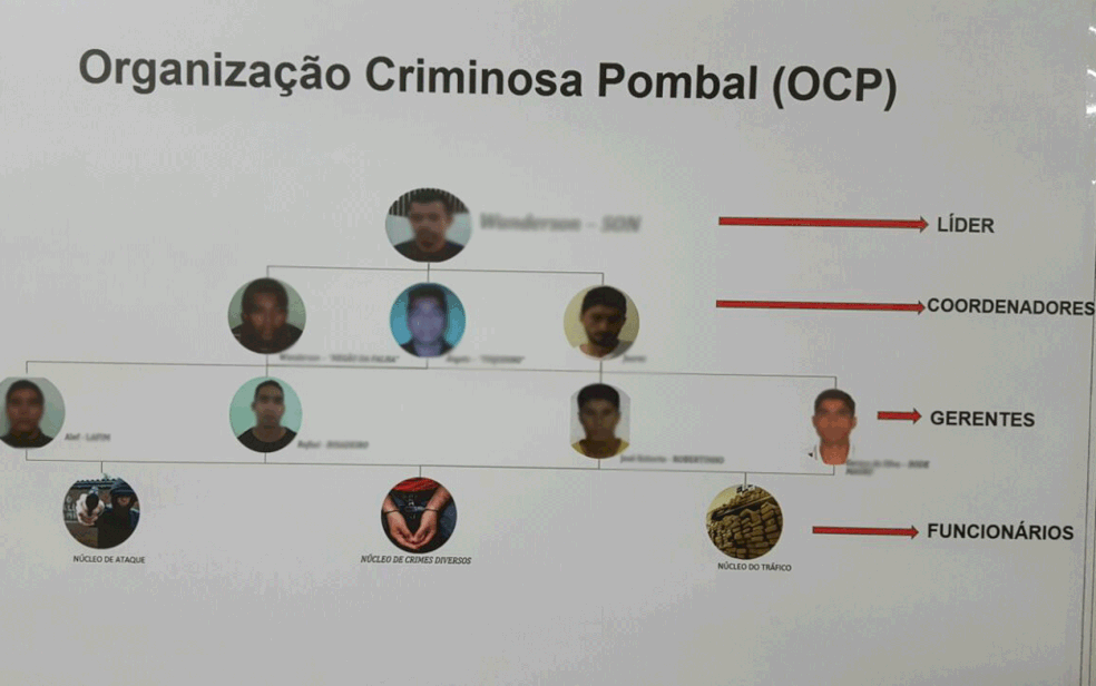 Organização de grupo que, segundo a Polícia Civil, é responsável por pelo menos metade do tráfico de drogas em região do DF (Foto: Polícia Civil/Divulgação)