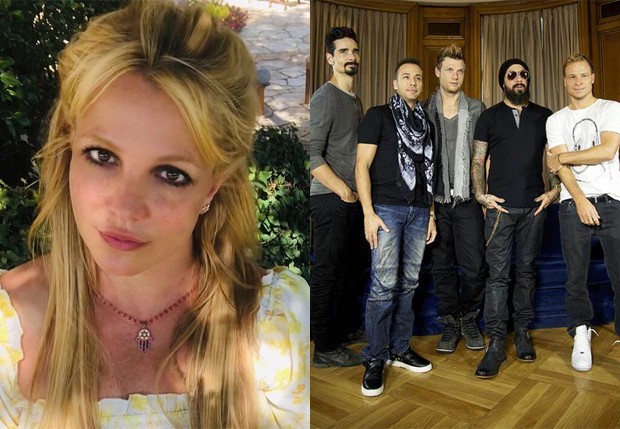 Britney Spears e Backstreet Boys (Foto: Reprodução)
