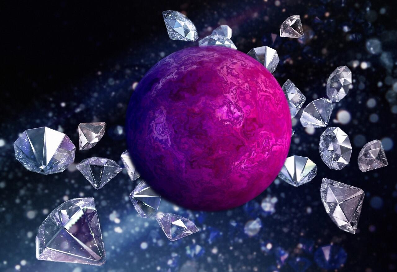 Planetas feitos de diamantes são "diferentes de tudo em nosso sistema solar" (Foto: Getty Images)