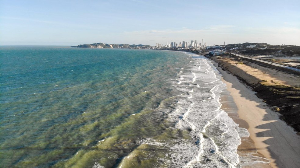 Praia em Natal, capital do Rio Grande do Norte. — Foto: Sandro Menezes