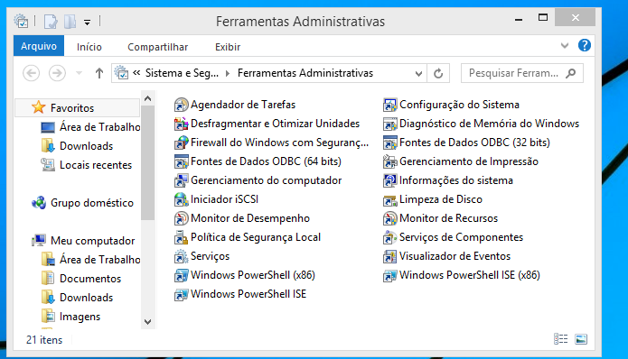 Conheça algumas da principais ferramentas administrativas do Windows (Foto: Reprodução/Edivaldo Brito)