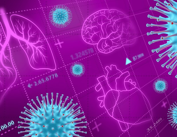 Medical background. Microbiology and virology concept - 3d Rendering. (Foto: Getty Images/iStockphoto)