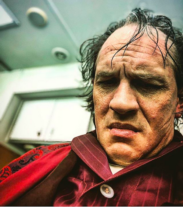 O ator Tom Hardy como o mafioso Al Capone (Foto: Instagram)