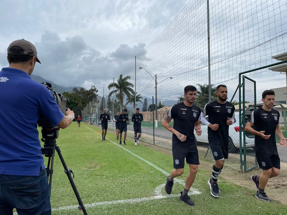 Figueirense treina no CFT do Cambirela  — Foto: Heitor Machado