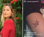 Tatuagem de Sasha Meneghel | Reprodução/Instagram