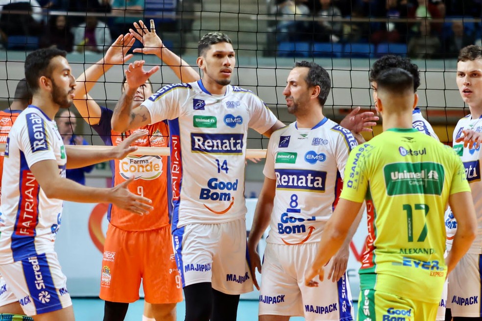 São José x Campinas - Campeonato Paulista de Vôlei Masculino 2022 — Foto: Mariana Luz/Agência NTZ