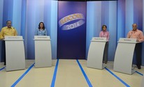 Candidatos ao governo confrontam propostas em debate na TV Roraima (Neidiana Oliveira/G1 RR)