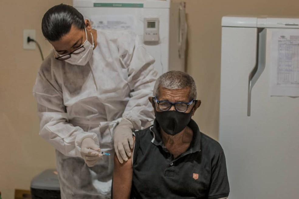 Vacinação realizada em Patos do Piauí — Foto: Prefeitura de Patos do Piauí