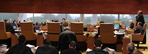 Plenário do STF, durante julgamento no último dia 27 de março (Foto: Carlos Humberto/SCO/STF)