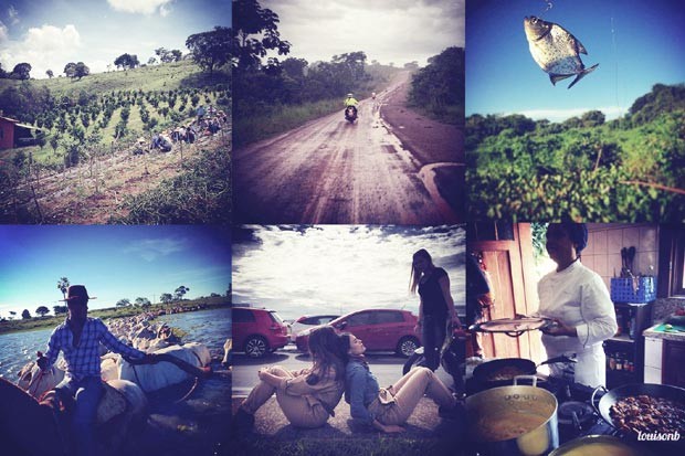 Algumas recordações das meninas de l'Équipée nos 4 mil quilõmetros percorridos de moto pelo coração do Brasil (Foto: Reprodução / Instagram)
