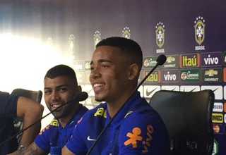 Gabriel Jesus Gabigol coletiva selecao olimpica (Foto: Raphael Zarko)