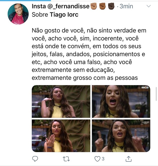 Tiago Iorc é alvo de cancelamento no Twitter (Foto: Reprodução/ Instagram)