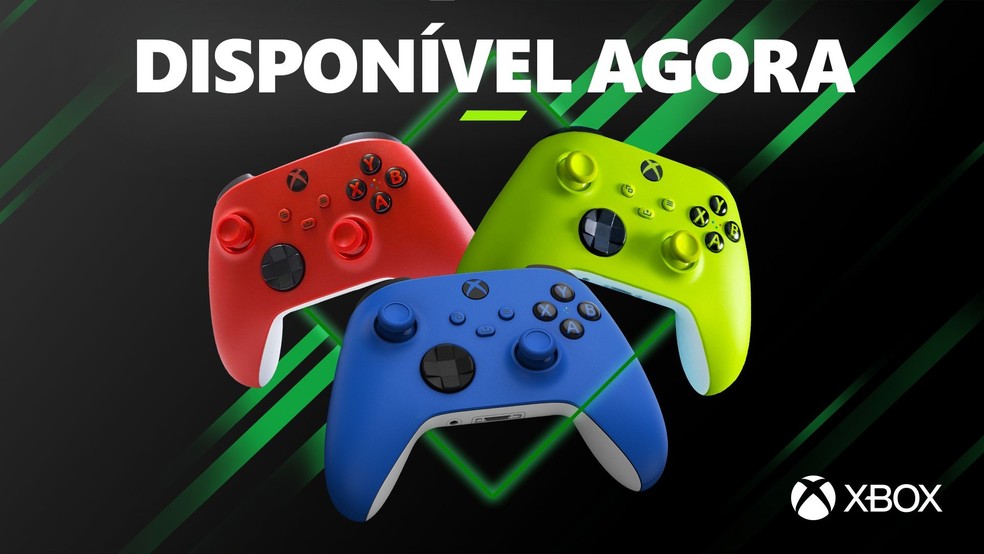 Os controles coloridos do Xbox também foram afetados pela redução de 10% de IPI — Foto: Divulgação/Microsoft