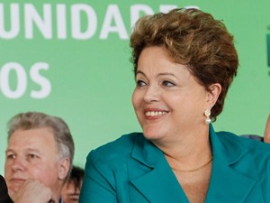 Presidente Dilma Rousseff participou de evento do PAC em Campo Mourão, no Paraná (Foto: Roberto Stuckert Filho/PR)